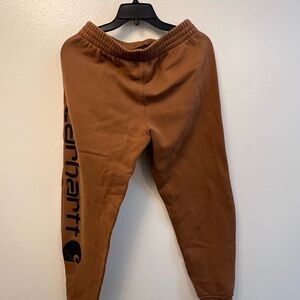 Carhartt Tan Joggers with Logo